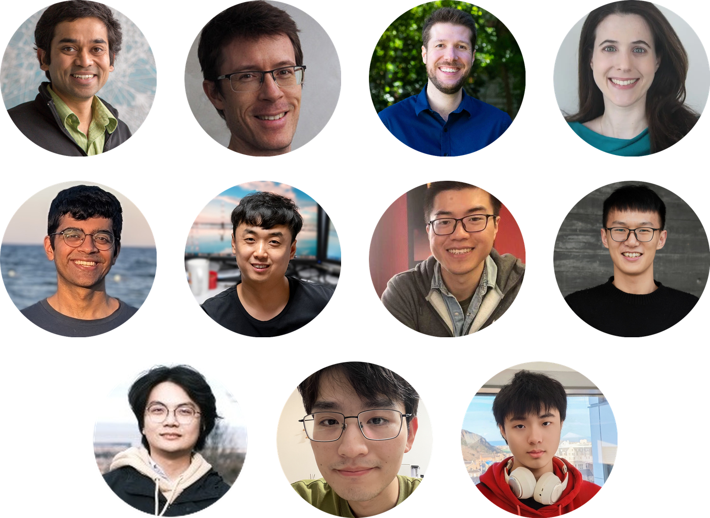 Portrait collage of the Beyond CAD invited speakers