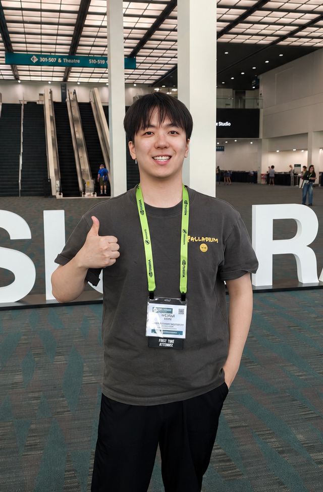Weirui Wang at SIGGRAPH 2026